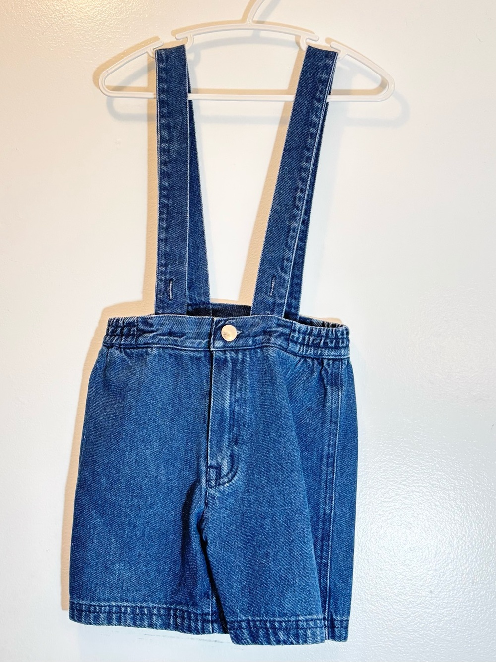 Vintage Y2K Blue's Clues Nickelodeon Denim Suspender Shorts Summer Retro Unisex